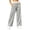 Gray, variant on PInxai Sweatpants for Women Drawstring Elastic Waisted Loose Casual Workout Pants Comfy Trousers with Pockets,Navy,XS
