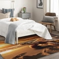 thumbnail image 4 of Sea Turtle Rugs for Living Room - 4x5 Rug - Sea Turtle Rug - Ocean Animal Beach Area Rug - Coastal Sunset Seascape Rugs - Kids Boys Sea Animal Carpet, 4 of 7