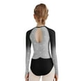 thumbnail image 4 of TSSOE Gymnastics Leotard for Girls Long Sleeve Sparkly Ballet Dance Unitard Vest with Leggings Set Gymnastics Outfits Grey 8, 4 of 7
