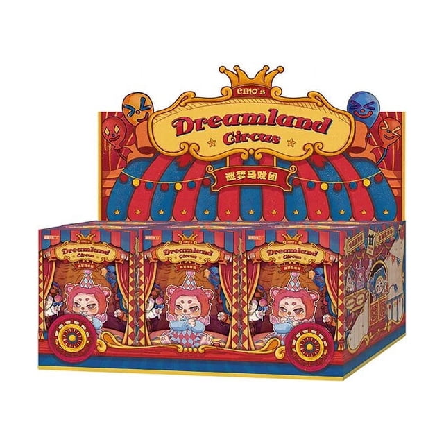 TimeShare Meet Cino Dreamland Circus Series caja ciega de felpa juguetes figura de acción Anime Kawaii caja misteriosa modelo muñeca de diseñador regalo