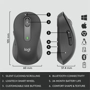 كومبو توقيع logitech mk650 للماوس اللاسلكي للأعمال ولوحة المفاتيح الجرافيت (920-010909)
