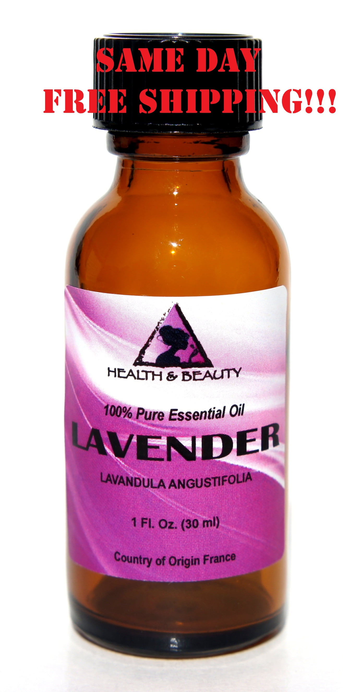 LAVENDER ESSENTIAL OIL AROMATHERAPY 100% PURE NATURAL GLASS BOTTLE 1.0 OZ, 30 ml