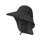 thumbnail image 3 of Sombrero de cubo perfecl Visera Ligero Impermeable Pescador Estilo C Negro, 3 of 8