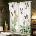 thumbnail image 3 of Manfei Hunting Themed Duck Blackout Curtains Set of 2 (38x54 Each),Rustic Waterfowl Living Room Curtains, 3 of 6