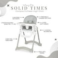 thumbnail image 4 of Dream On Me Solid Times High chair, Compact & Sleek High Chair, Multiple Recline and Height Positions, Lightweight Portable Highchair, #244, 4 of 11