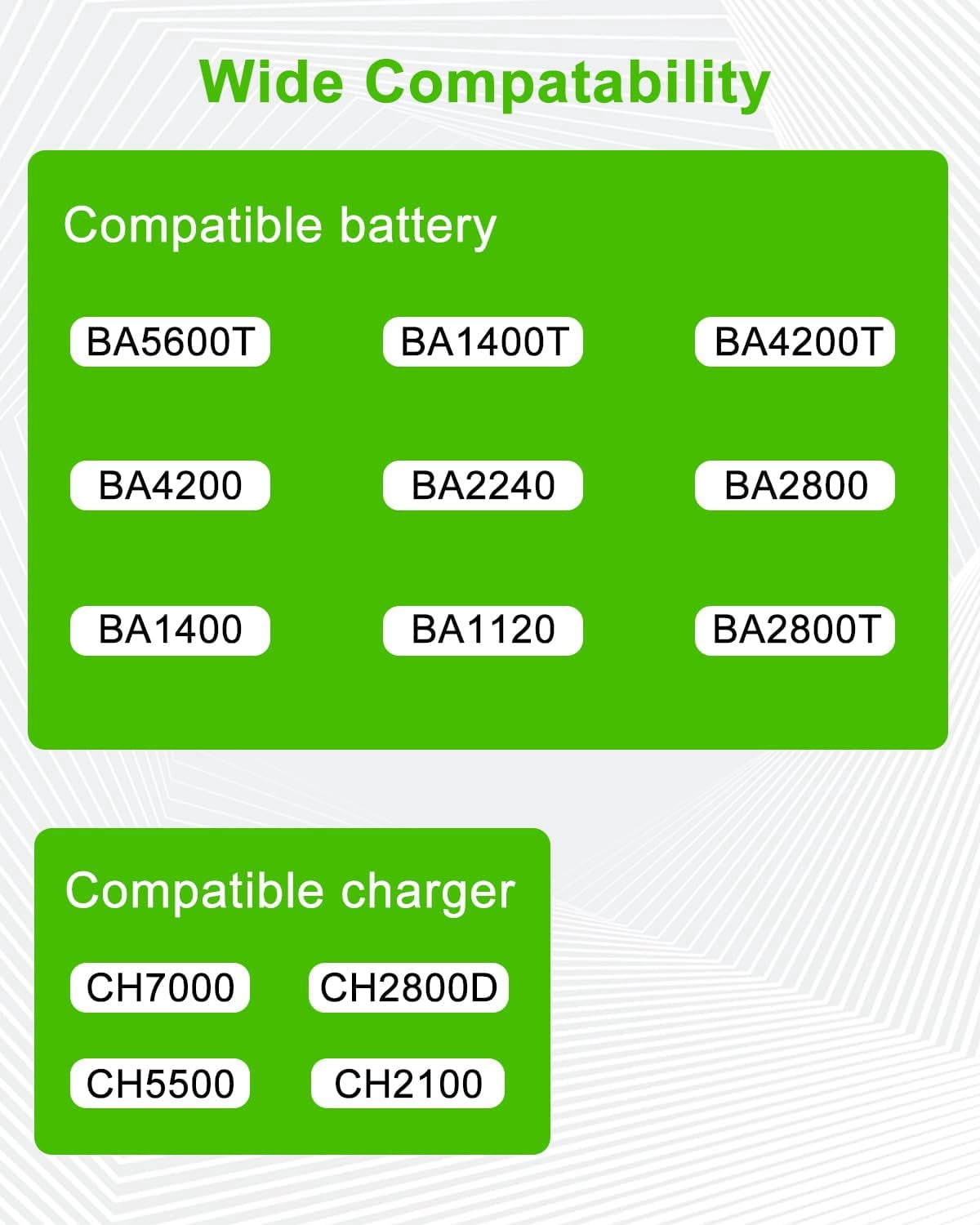 10.0Ah 56V Replacement for EGO Battery BA2800T BA4200T BA5600T BA1400T Compatible with EGO 56 Volt Power Tools（Green）