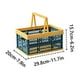 thumbnail image 3 of pstuiky Cesta de almacenamiento plegable, cesta de la compra, caja para guardar frutas y verduras, cesta de picnic para exteriores, cesta de plástico para verduras, 3 of 5