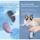thumbnail image 2 of Greeniant El masaje suave del cepillo del gato del cepillo de dientes del silicón limpia y quita los cepillos flotantes del vapor de los gatos Aseo de mascotas Azul, 2 of 6
