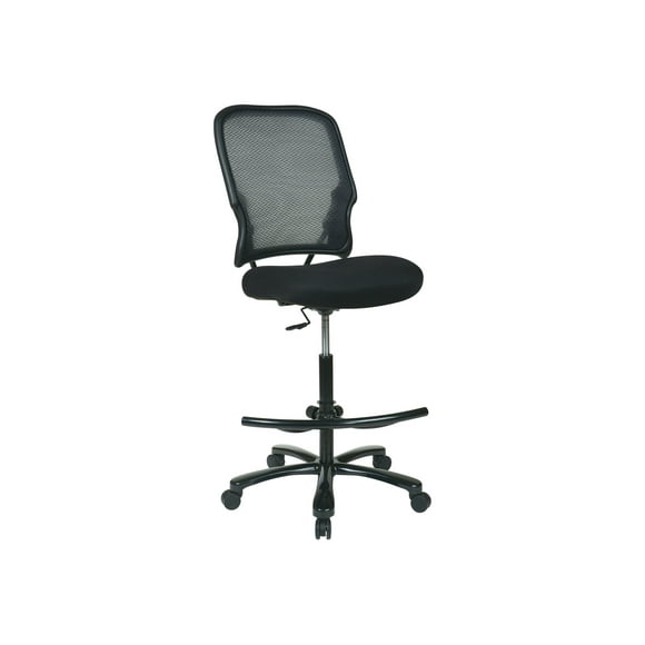 Space Seating 15 Series - Chair - swivel - fabric - black, dark gray