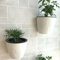thumbnail image 3 of CNKOO Self Watering Wall Planter - Indoor Outdoor Vertical Flower Pot - Wall Mounted Window Hanging Pot - Water Storage Space Design Container - 1PC, 3 of 8