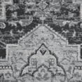 thumbnail image 3 of Luxee Designs Alexandria Collection – 2×6 ft – Vintage Medallion Runner Rug – Bordered, High-Traffic, Pet-Friendly, Stain Resistance – Dark Gray, 3 of 9