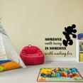 thumbnail image 3 of Someone Worth Having Quote Cute Mouse Cartoon Quotes Wall Sticker Art Decal for Girls Boys Room Bedroom Nursery Kindergarten Fun Home Decor Stickers Wall Art Vinyl Decoration Size (40x40 inch), 3 of 3