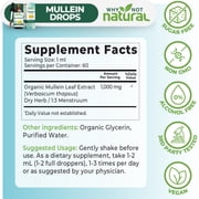 Organic Mullein Drops for Lungs