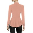 thumbnail image 3 of Hybrid & Company Women Double Notch Lapel Office Blazer, 3 of 4