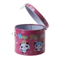 thumbnail image 4 of 3X Cylinder Design Cartoon Print Piggy Bank Coin Money Saving BoX W Padlock, 4 of 5