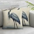 thumbnail image 3 of PRATYUS Watercolor Heron Pillow Covers Pelican Throw Pillow Covers Summer Bird Pattern Double Sided Printing Pillow Case for Farmhouse Patio Living Room 22x22in, 3 of 5