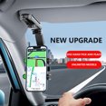 thumbnail image 4 of Universal 1080 rotación coche clip soporte para teléfono celular para visera espejo retrovisor, 4 of 9