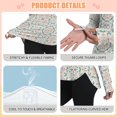 thumbnail image 4 of FORMRS Womens Long Sleeve Shirts UPF 50+ Sun Protection Quick Dry Fishing Hiking Tops, Size S-2XL, Green Geometric Pattern, 4 of 8