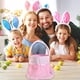 thumbnail image 4 of Decoraciones de Pascua, adornos de Pascua, regalos de Pascua, canasta de regalo de Pascua para niños con forro polar aterciopelado, bolsa de dulces, bolsas de dulces aterciopeladas, 4 of 7