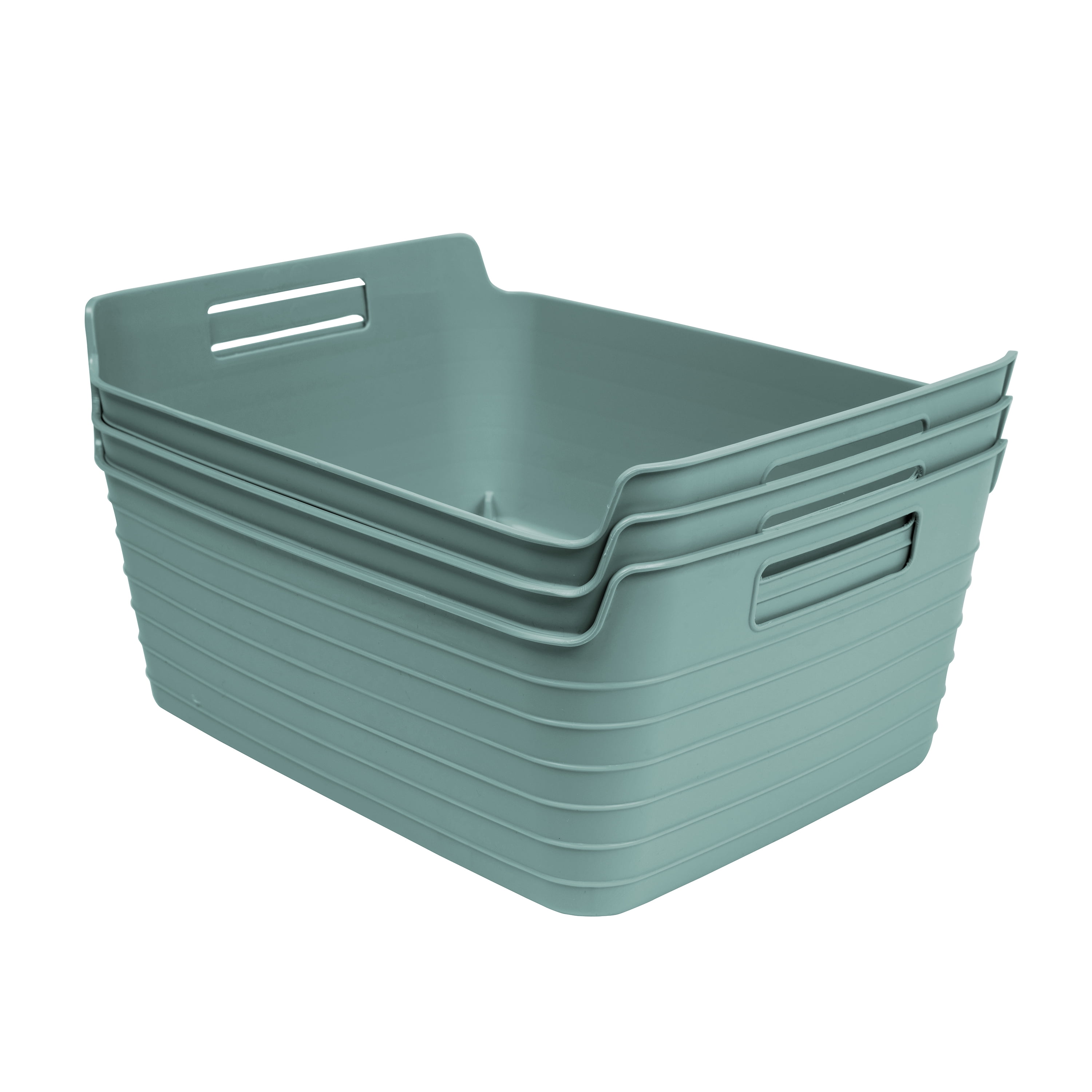 Mainstays Large Flex Bin Mint