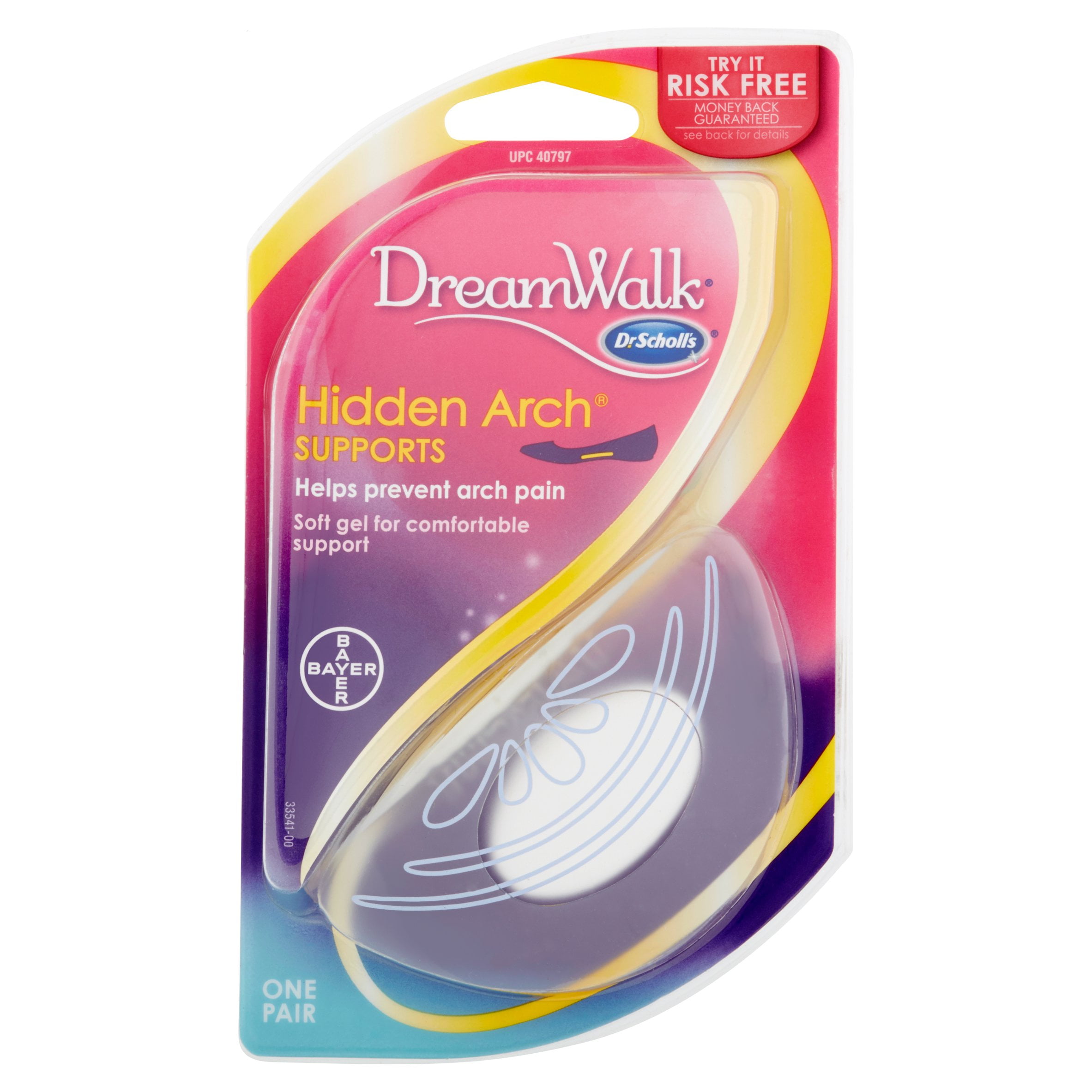 DreamWalk Hidden Arch Supports One Pair 