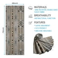 thumbnail image 2 of Brown Geometric Pattern with Arrows and Bulls Hot Yoga Mat Towel Non Slip for Hot Yoga - Quick-Drying Yoga Mat Cover with 4 Corner Pockets with Travel Bag - Hot Yoga Towel Non Slip 74"x26", 2 of 6