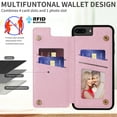 thumbnail image 2 of TECH CIRCLE For iPhone 7 / 8 / SE 2022 & 2020 Wallet Case with Card Holder,PU Leather Kickstand Flower Case Magnetic Clasp Kickstand Shockproof Protective Cover for Apple iPhone 7 / 8 / SE,Flower Vine, 2 of 7