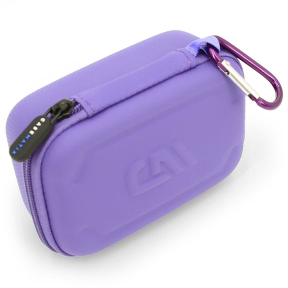 CASEMATIX Carry Case for Moonbird Moonbuddy Guided Meditation Device, USB-C Cable & More - Purple Case Only