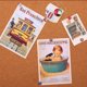 thumbnail image 5 of 100 chinchetas creativas, chinchetas con forma de mapa, chinchetas con forma de bandera, chinchetas, utilizadas para fijar papel en corcho B, 5 of 5