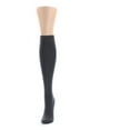 thumbnail image 4 of MeMoi Women's Cotton Blend Solid Knit Knee High Socks - Womens - Female, One Size, Pavement, 4 of 5