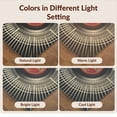 thumbnail image 7 of Design&I 6'x9' Washable Area Rug Circle Retro Nostalgic Phonograph Record Round Sunburst Vinyl for Dining Room, Under Table, Office, Snag-Free, 7 of 7