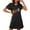 Black, variant on Sakmal Soft Moomoo Night dress for Women Black Short Sleepwear Short Sleeve Love Print Nightgowns for Women