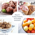 thumbnail image 4 of 3 Pack Black Stainless Steel Cookie Dough Scoop Small Ice Cream Scooper Trigger Release, 4 of 8