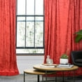 thumbnail image 3 of AK TRADING CO. 10 feet x 10 feet Lush Velvet Backdrop Drapes Curtains Panels with Rod Pockets - Wedding Ceremony Party Home Window Decorations - Red, 3 of 5