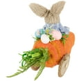 thumbnail image 5 of Northlight Boy Bunny with Carrot Car Easter Decoration - 13", 5 of 6