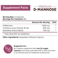 thumbnail image 5 of NutriFlair D-Mannose with Cranberry and Dandelion Extract 120 Vegetable Capsules, 5 of 6