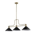 thumbnail image 6 of Melange 3 Light Chandelier Matte Black, 6 of 7