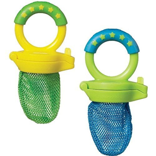 Munchkin Baby Silicone Food Feeder - Green (Green, White)