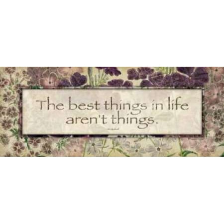 The Best Things Poster Print by Stephanie Marrott