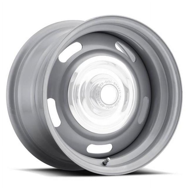 55-5761 15 x 7 Po Roue Argent Rallye&44; Argent - 4.250 Po Arrière - 5 x 4.75 Po