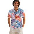 thumbnail image 3 of KUIFORTI Tropical Leaf Matching Outfits for Couples Vacation Mens Casual Shirts Hawaii Dress with Soft Fabric Shirts for Men 4-Way Stretch Quick-dry for Summer Vacation Trip, 3 of 7
