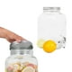 thumbnail image 4 of Dispensador Bebidas 5 Litros Mason Jar Vitrolero Agua Con Tapa y Base Metal KingsHouse multicolor, 4 of 4
