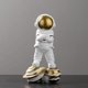 thumbnail image 1 of Estatua de astronauti, regalos Lindo arte creativo Resina Espacio exterior Coleccionables Artesanía Escultura para adorno en miniatura Guardería Hogar de pie Fernando Figuras de astronauta de resina, 1 of 8