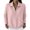 Pink, variant on Sweaters for Women Trendy Half Zip Pullover Tops Cozy Polo V Neck Wool Shirts Lightweight Fall Sweatshirts