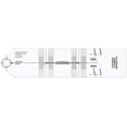 thumbnail image 1 of kwmobile Cartridge Alignment Protractor - Straight Ruler Tool for Record Player Turntable Vinyl Player Phono Needle, 1 of 5