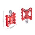 thumbnail image 2 of MTB Pedals Mountain Bike Pedals Wide Bearing Lightweight Aluminum Alloy Fiber Bicycle Platform Pedals for MTB Road Bike, 2 of 9