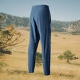 thumbnail image 4 of YLSDY Men's Joggers Lightweight Quick Dry Casual Athletic Hiking Pants Sweatpants with Pockets Elastic Waist Blue M, 4 of 4