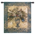 thumbnail image 2 of FineArtTapestries 2918-WH Tuscan Urn Cerulean Wall Tapestry, 2 of 2