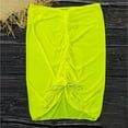 thumbnail image 3 of Paréos Courts pour Femmes, Sortie de Plage, Bikini Transparent, Taille Haute, Séchage Rapide, Lien à Nouer, Culotte Intégrée, Jupe de Bain, 3 of 9