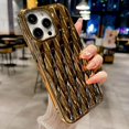 thumbnail image 5 of Water Ripple Plating Case for iPhone 14 Pro Max Soft TPU Shockproof Camera Protective Back Cover for Women Girl Glossy Water Wave Phone Case for iPhone 14 Pro Max 6.7 Inch Gold, 5 of 12